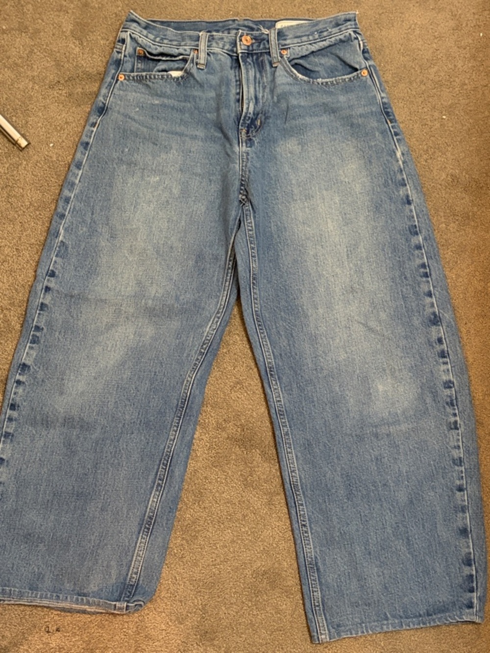 Classic Light Blue Women’s Relaxed Straight Jeans